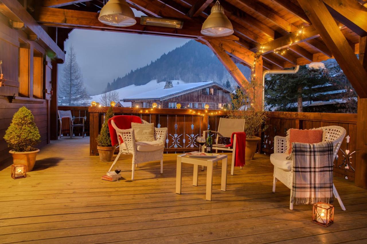 Simply Morzine - Chalet Des Montagnes Villa Bagian luar foto